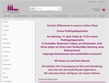 Tablet Screenshot of bioweine.ch